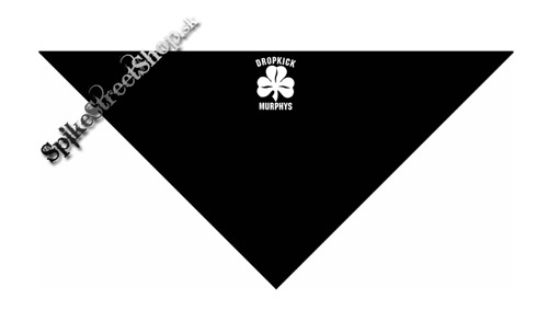 DROPKICK MURPHYS - Logo - čierna bavlnená šatka na tvár