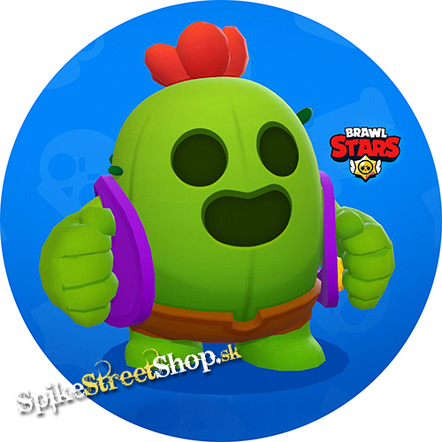 BRAWL STARS - Spike - okrúhla podložka pod pohár