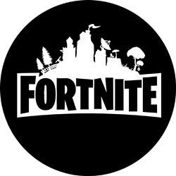 Podložka pod myš FORTNITE - Logo - okrúhla