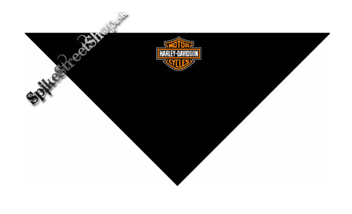 HARLEY DAVIDSON - čierna bavlnená šatka na tvár