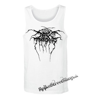 DARKTHRONE - Logo - Mens Vest Tank Top - biele