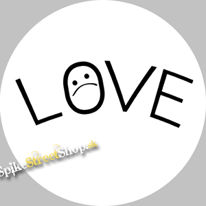Podložka pod myš LIL PEEP - Love Tattoo White Background - okrúhla