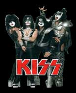 KISS - Band Motive 1 - chrbtová nášivka