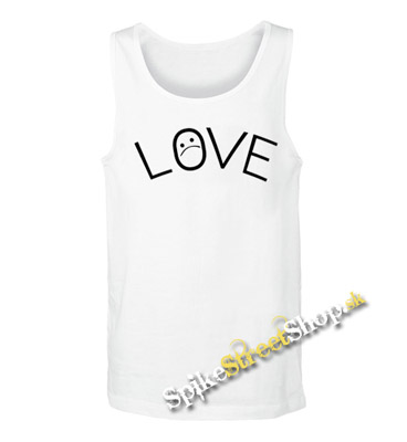 LIL PEEP - Love Tattoo - Mens Vest Tank Top - biele