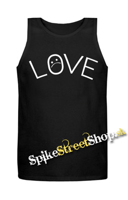 LIL PEEP - Love Tattoo - Mens Vest Tank Top - čierne