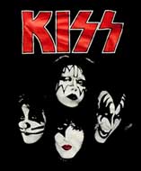 KISS - Tváre - chrbtová nášivka