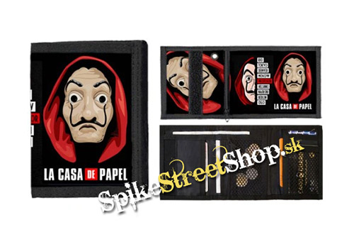 PAPIEROVÝ DOM - LA CASA DE PAPEL - Motive 2 - peňaženka