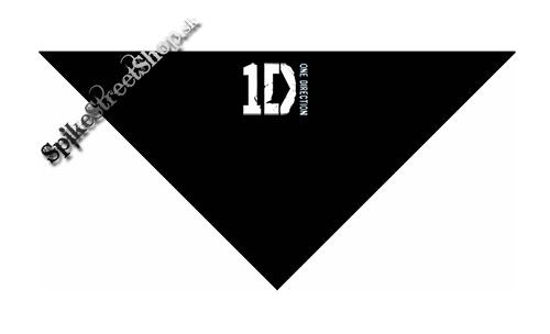 ONE DIRECTION - Logo - čierna bavlnená šatka na tvár