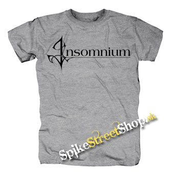 INSOMNIUM - Logo - sivé detské tričko