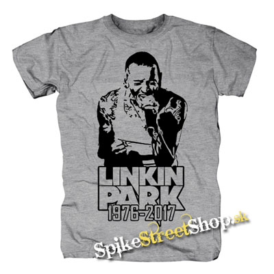 LINKIN PARK - Chester 1976-2017 - sivé detské tričko