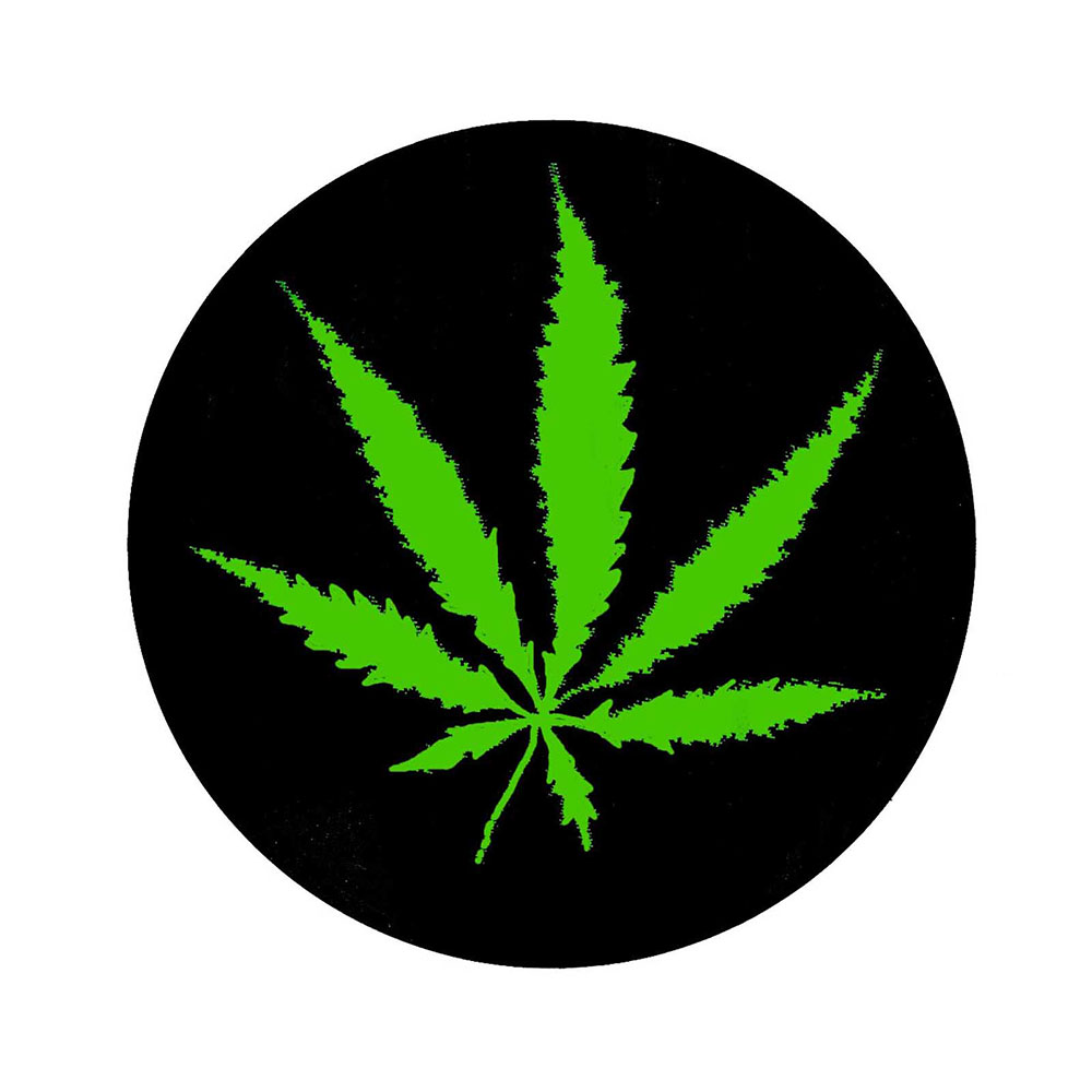 MARIHUANA - Leaf - nášivka