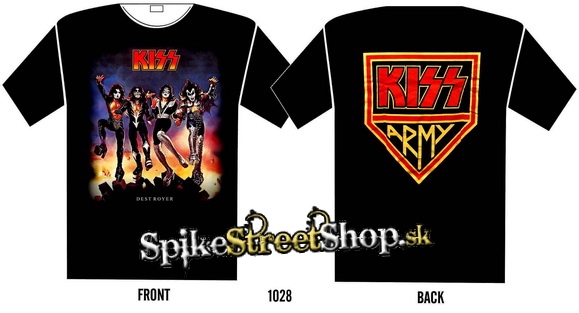 KISS - Destroyer - čierne pánske tričko