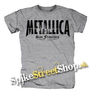 METALLICA - San Francisco - sivé detské tričko
