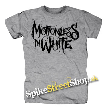 MOTIONLESS IN WHITE - Logo - sivé detské tričko