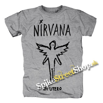 NIRVANA - In Utero - sivé detské tričko