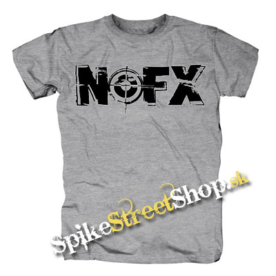 NOFX - Logo - sivé detské tričko
