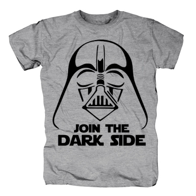 STAR WARS - Join The Dark Side - sivé detské tričko
