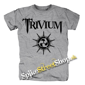 TRIVIUM - Logo - sivé detské tričko