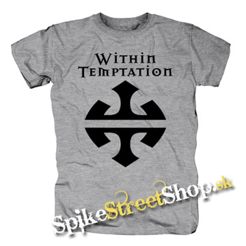 WITHIN TEMPTATION - Logo - sivé detské tričko