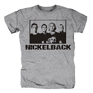 NICKELBACK - Band - sivé detské tričko