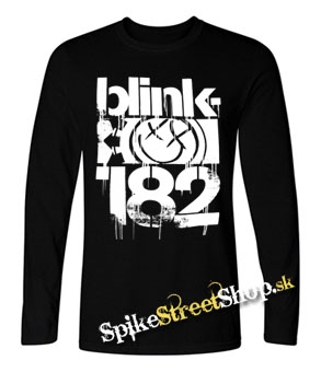 BLINK 182 - Logo - čierne detské tričko s dlhými rukávmi