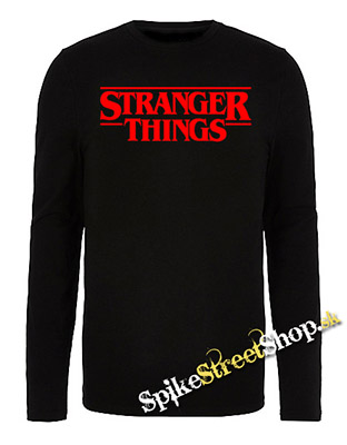 STRANGER THINGS - Logo - detské tričko s dlhými rukávmi