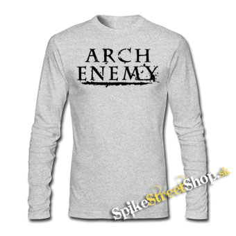 ARCH ENEMY - Logo - šedé detské tričko s dlhými rukávmi
