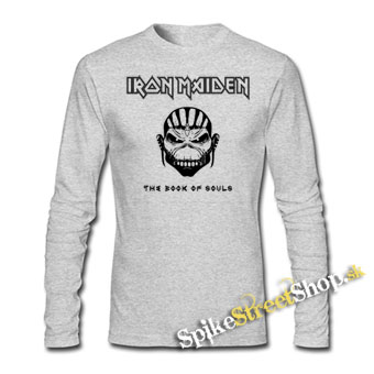 IRON MAIDEN - Book Of Souls - šedé detské tričko s dlhými rukávmi
