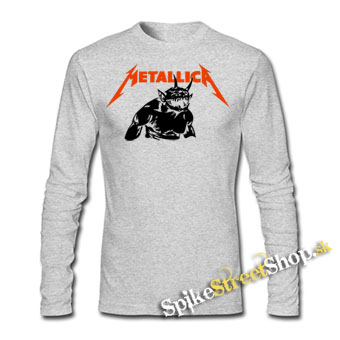 METALLICA - Monster Jump - šedé detské tričko s dlhými rukávmi