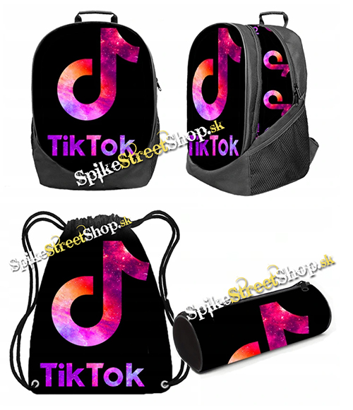 Hurá do školy - sada TIK TOK - Rainbow (ruksak, peračník a vak na prezuvky)