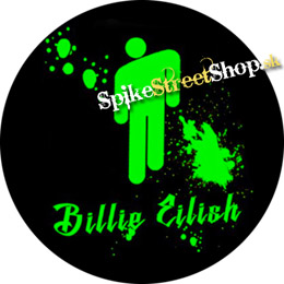 BILLIE EILISH - Stickman Green - okrúhla podložka pod pohár