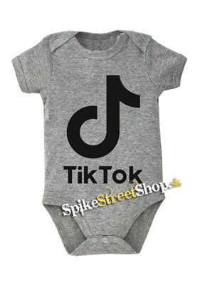 TIK TOK - Logo - šedé detské body