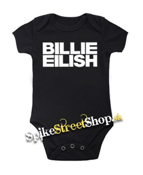 BILLIE EILISH - Logo Bold - čierne detské body