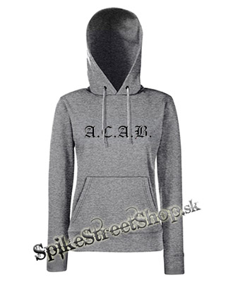 ACAB - Logo - sivá dámska mikina