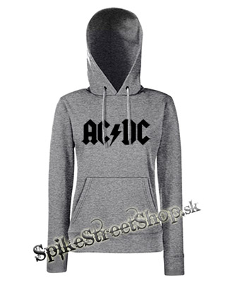 AC/DC - Logo - sivá dámska mikina