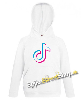 Biela detská mikina TIK TOK - Znak