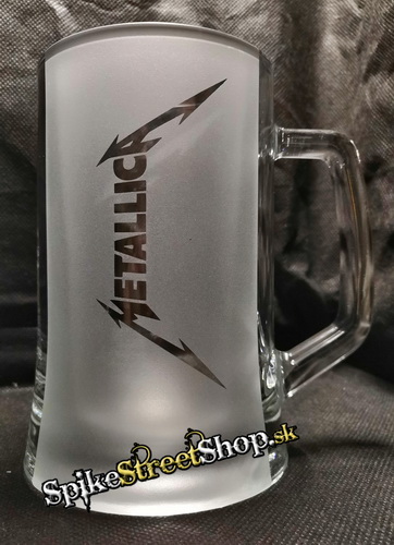 Sklenený krígel METALLICA - Logo