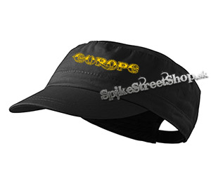EUROPE - Logo - čierna šiltovka army cap