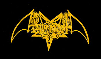TIAMAT - Logo Yellow - nášivka