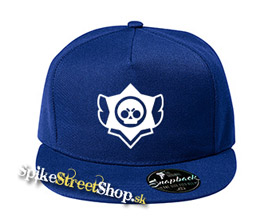 BRAWL STARS - Skull - kráľovská-modrá šiltovka model "Snapback"