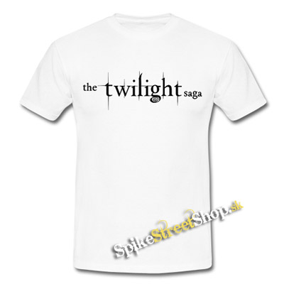 TWILIGHT - The Twilight Saga Logo - biele pánske tričko