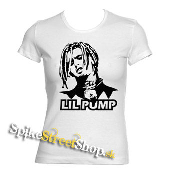 LIL PUMP - Logo & Portrait - biele dámske tričko