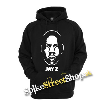 JAY-Z - Logo & Portrait - čierna pánska mikina