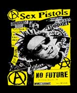 SEX PISTOLS - Anarchy - No Future - chrbtová nášivka