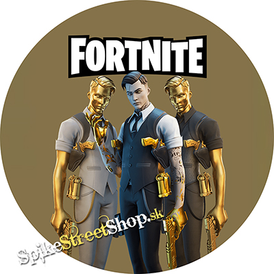 Podložka pod myš FORTNITE - Golden Skins - okrúhla