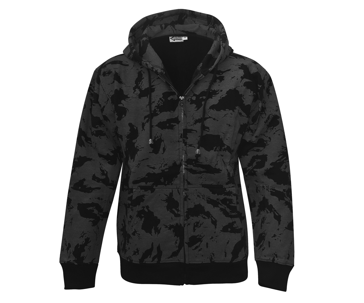 Mikina na zips - Night Camo