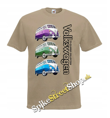 VOLKSWAGEN T1 - Classic Collection - pieskové pánske tričko