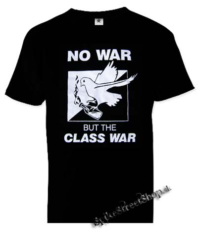 NO WAR BUT THE CLASS WAR - čierne pánske tričko