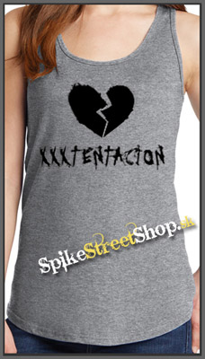 XXXTentacion - Logo - Ladies Vest Top - šedé