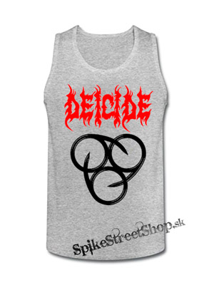 DEICIDE - Insineratehymn - Mens Vest Tank Top - šedé
